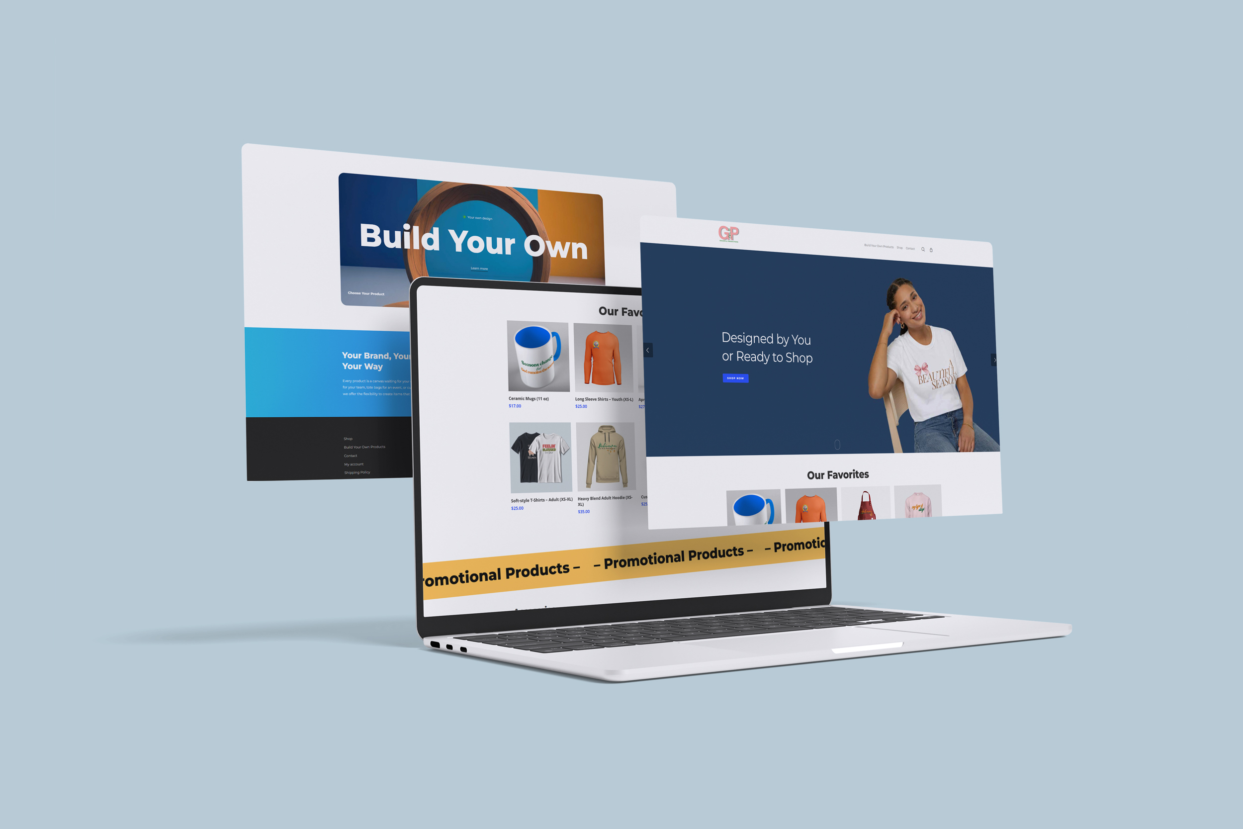 Graceful Productions: E-commerce Website Design